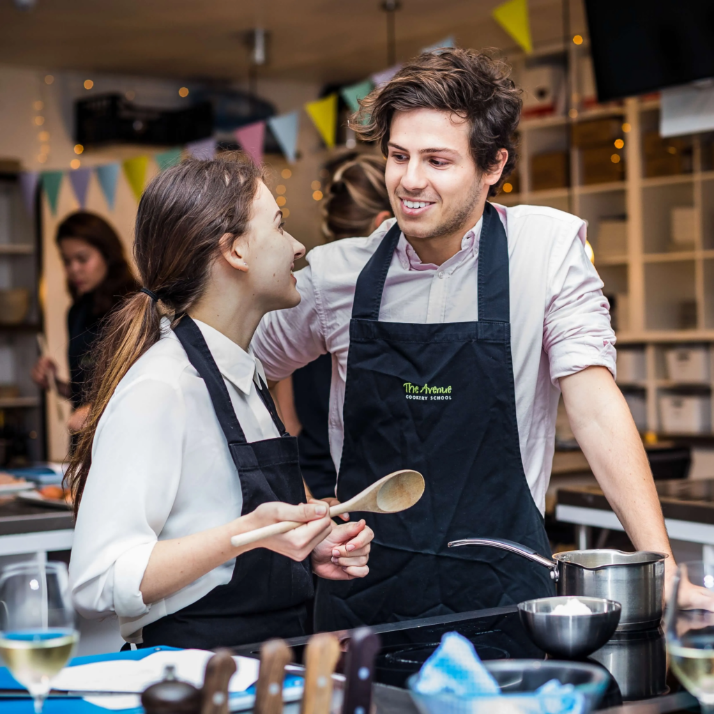 couple activity for valentine's day: cooking class